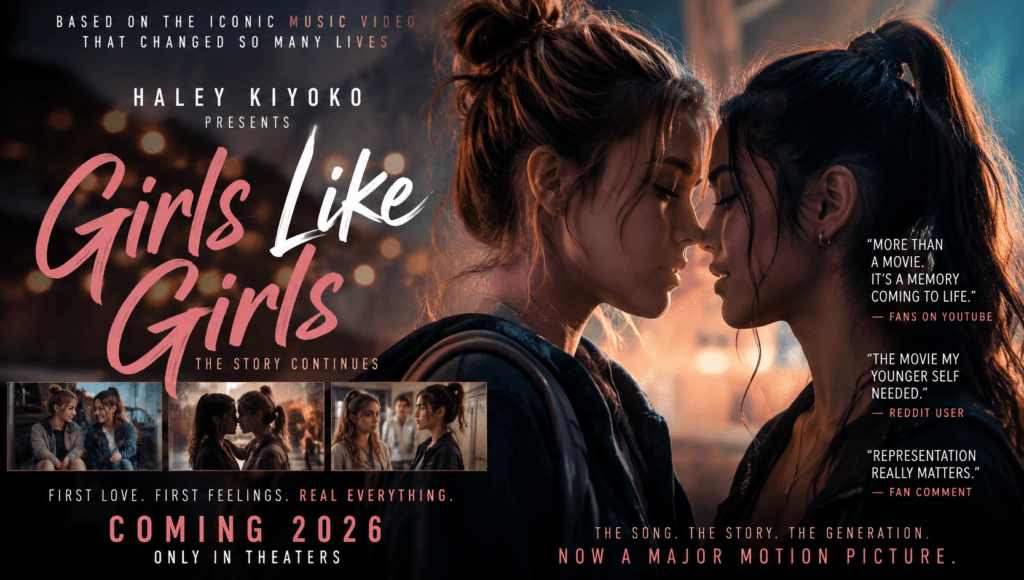 Two young women share emotional moments in the Girls Like Girls (2026) movie, highlighting themes of first love, friendship, and self-discovery.