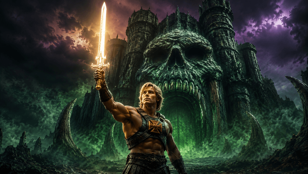 Masters of the Universe (2026) – He-Man Before Castle Grayskull